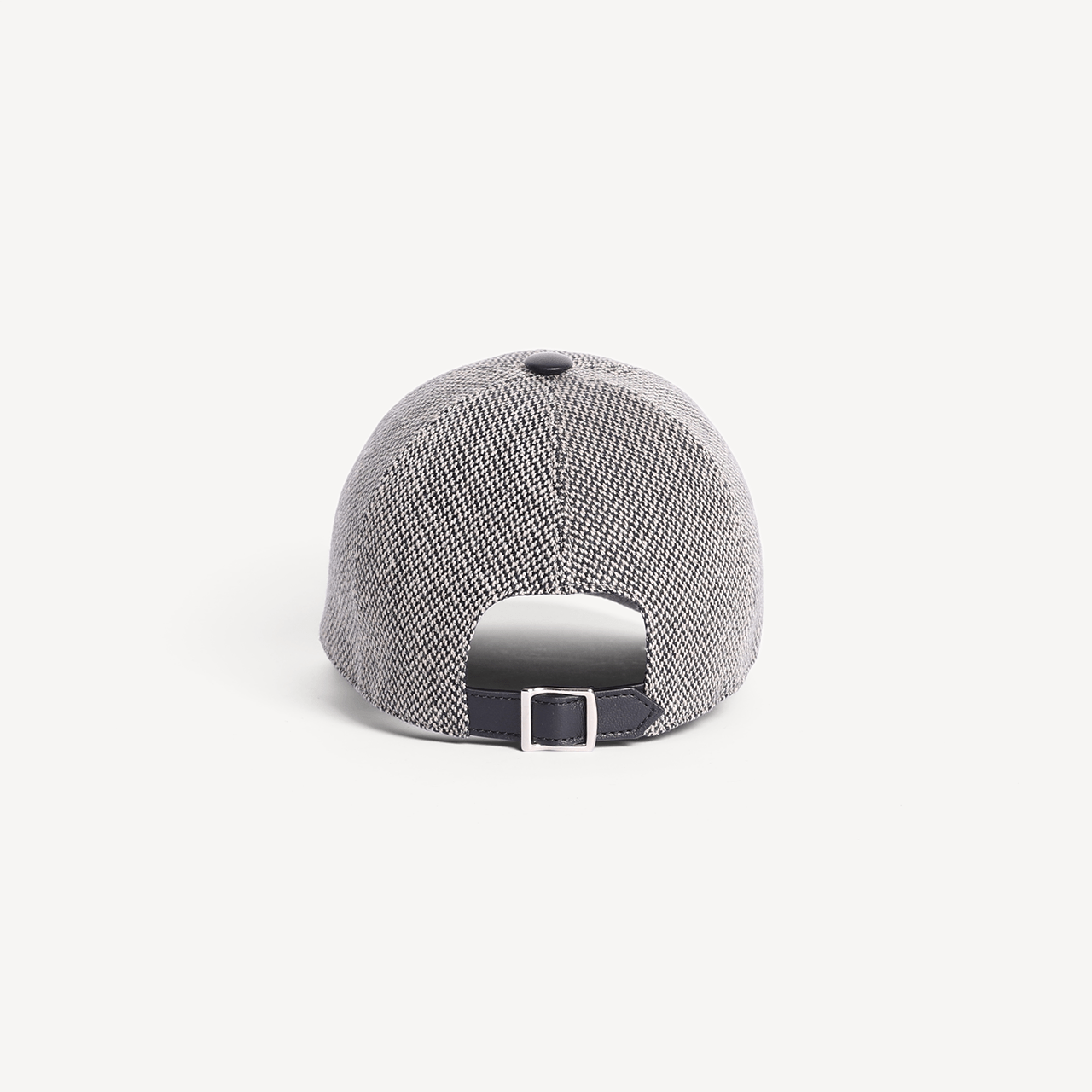 Baseball Cap - Black & White Canvas - Swaine Group Ltd