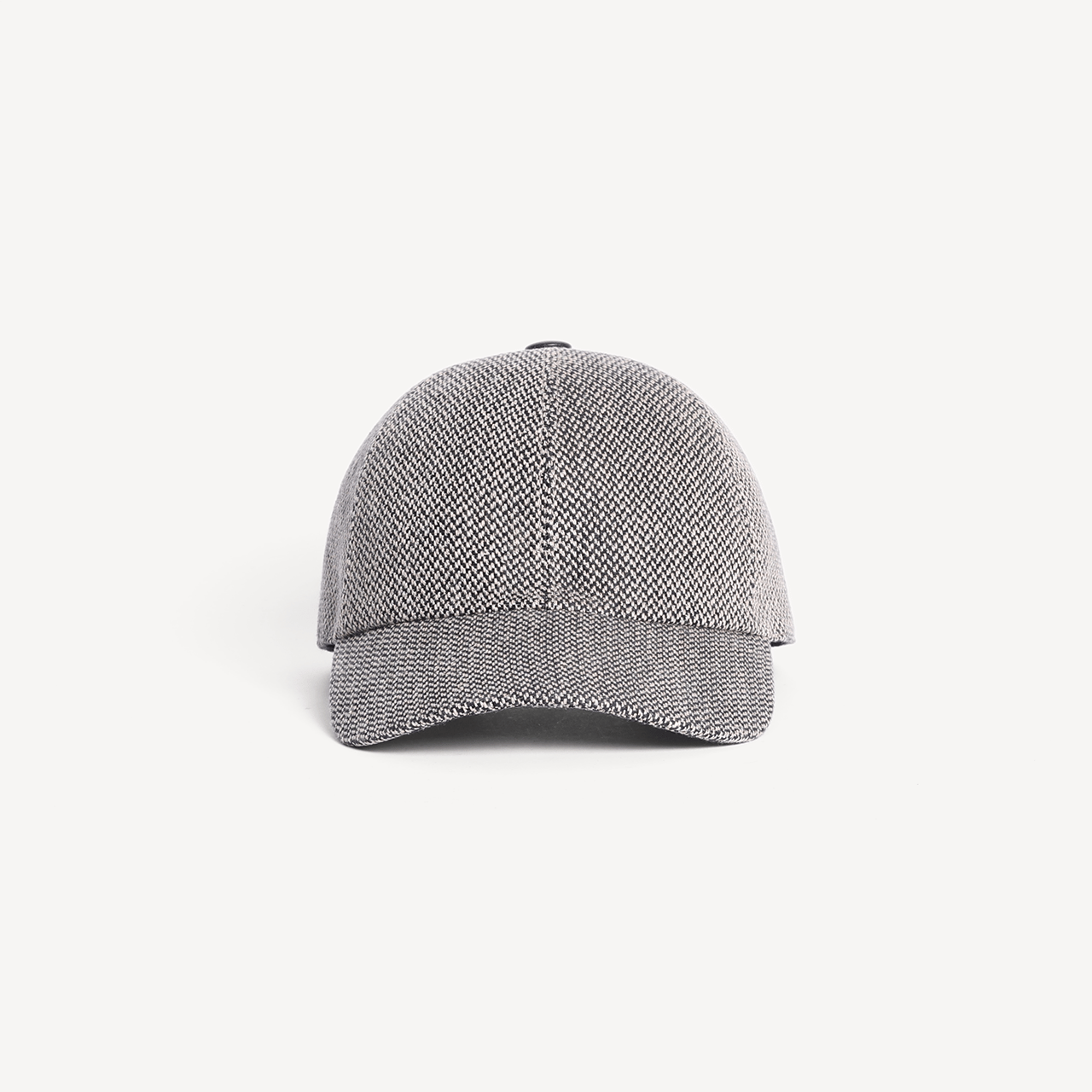 Baseball Cap - Black & White Canvas - Swaine Group Ltd