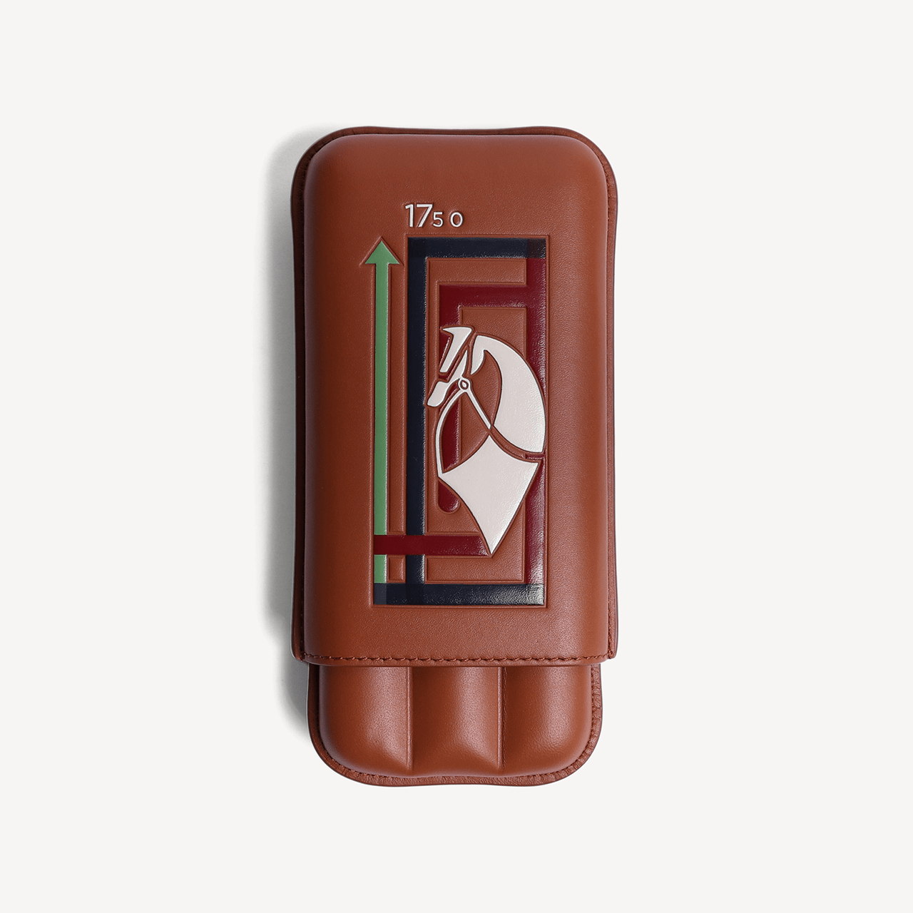 Hand Painted Cigar Case - Tan - Swaine Group Ltd