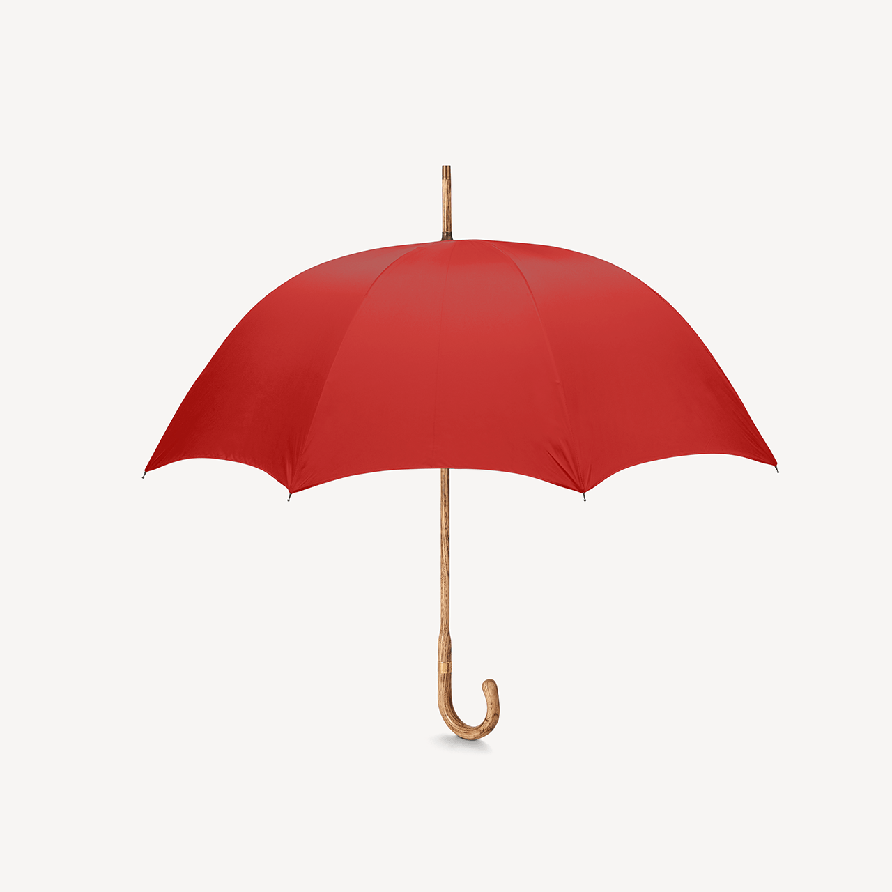 Hickory Umbrella for Men - Red - Swaine Group Ltd