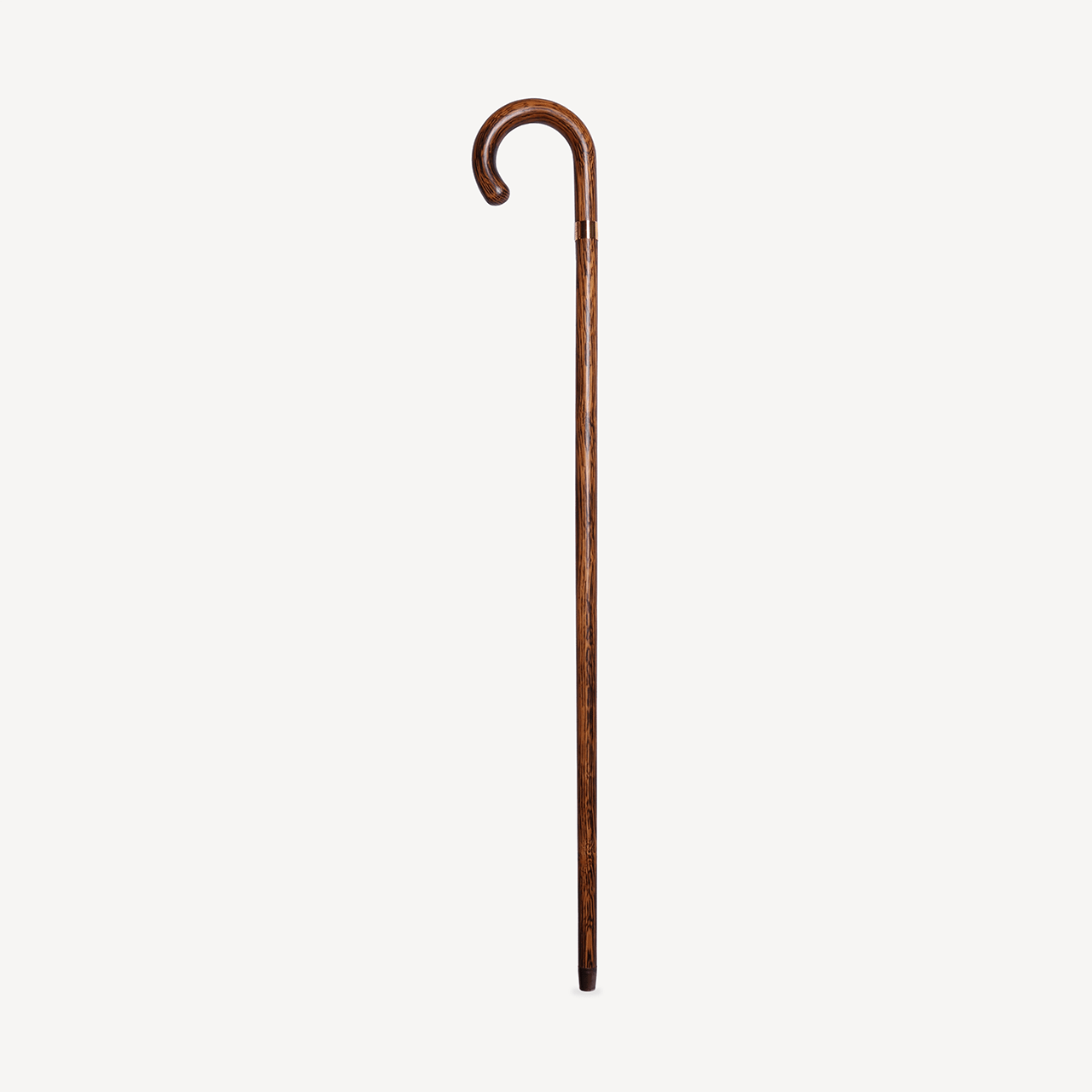 Hickory Walking Stick - Gold Collar - Swaine Group Ltd