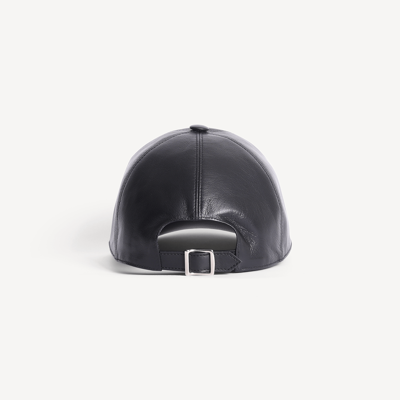 Baseball Cap - Black Leather - Swaine Group Ltd