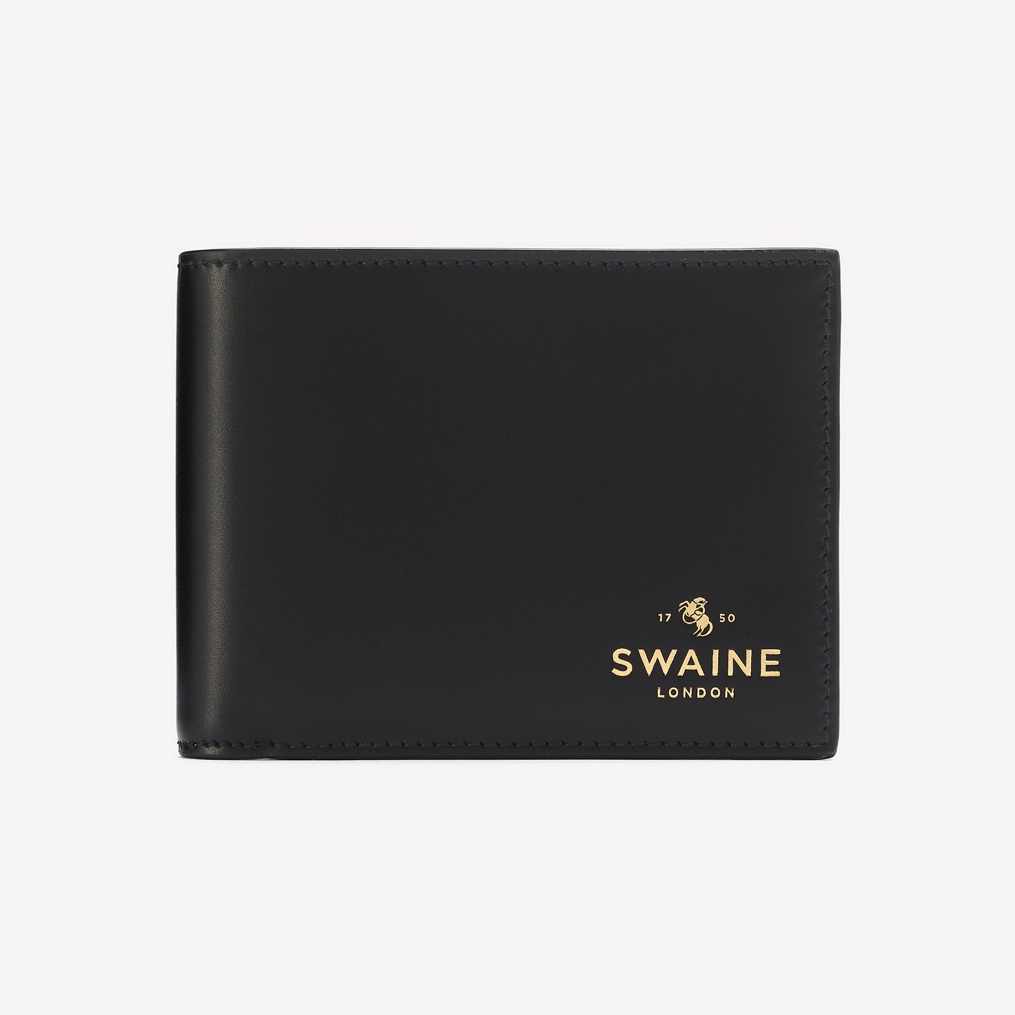 black leather billfold