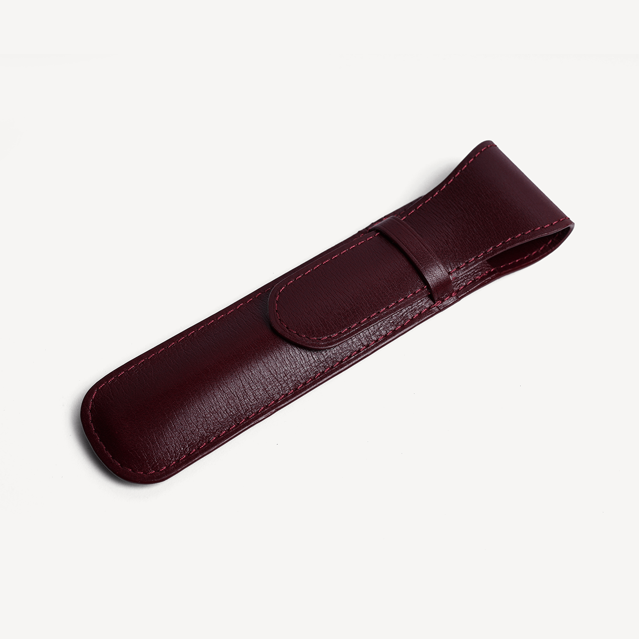 One Pen Case - Oxblood - Swaine Group Ltd