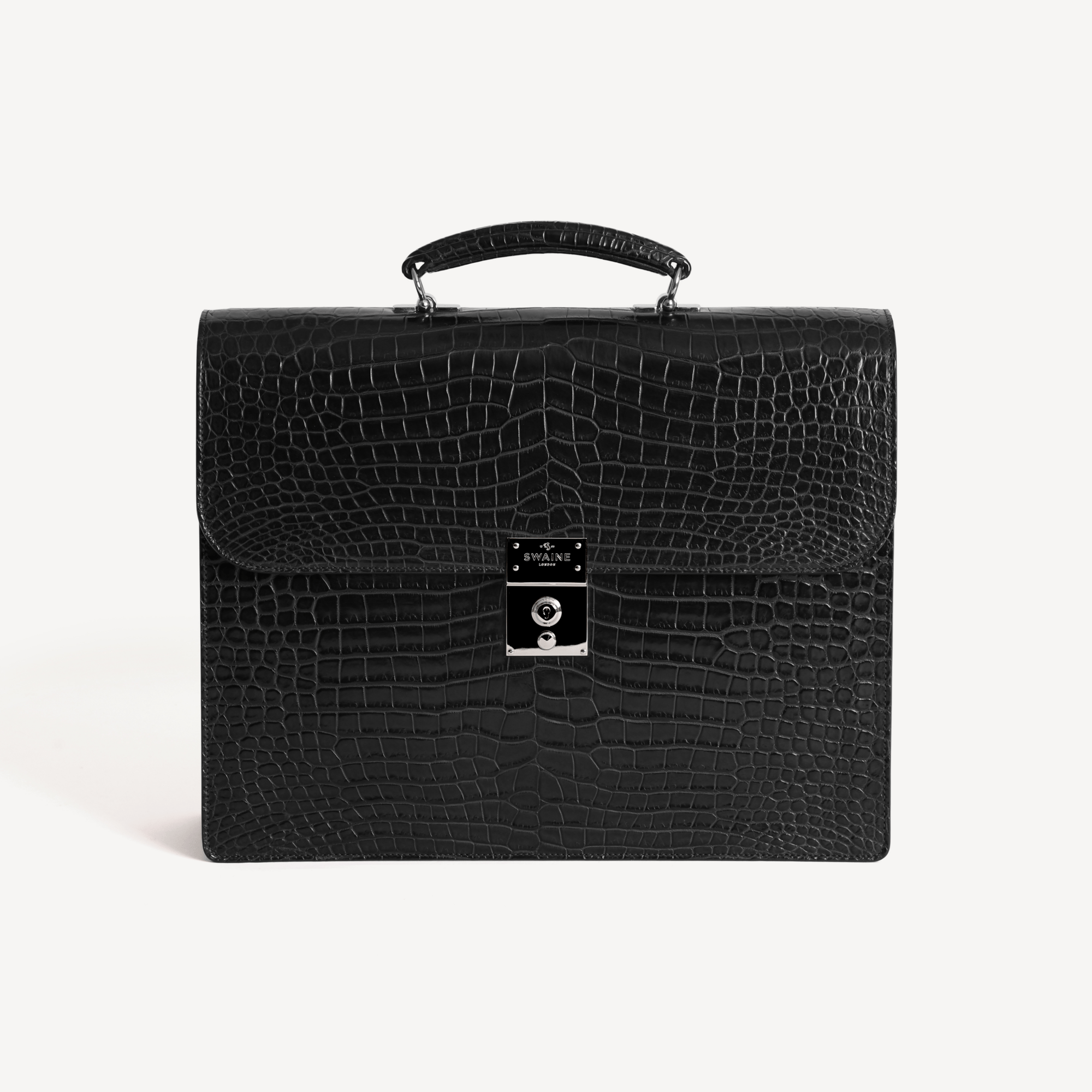 Limited Edition President in Crocodile Leather - Black - Swaine Group Ltd