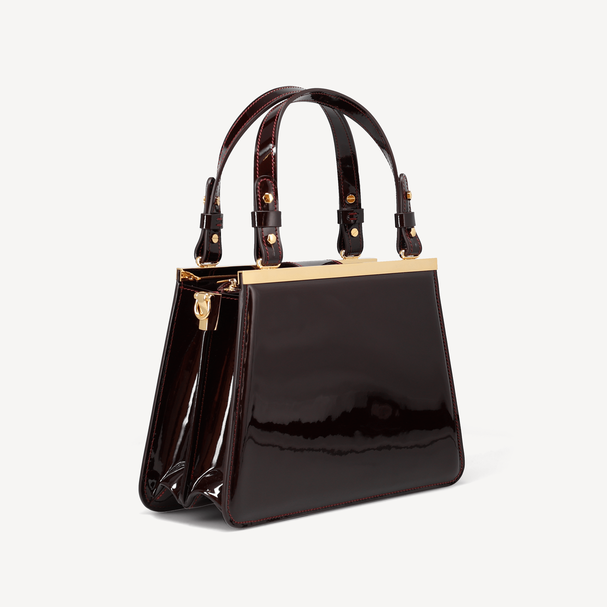 Limited Edition Patent Leather Margot - Burgundy - Swaine Group Ltd