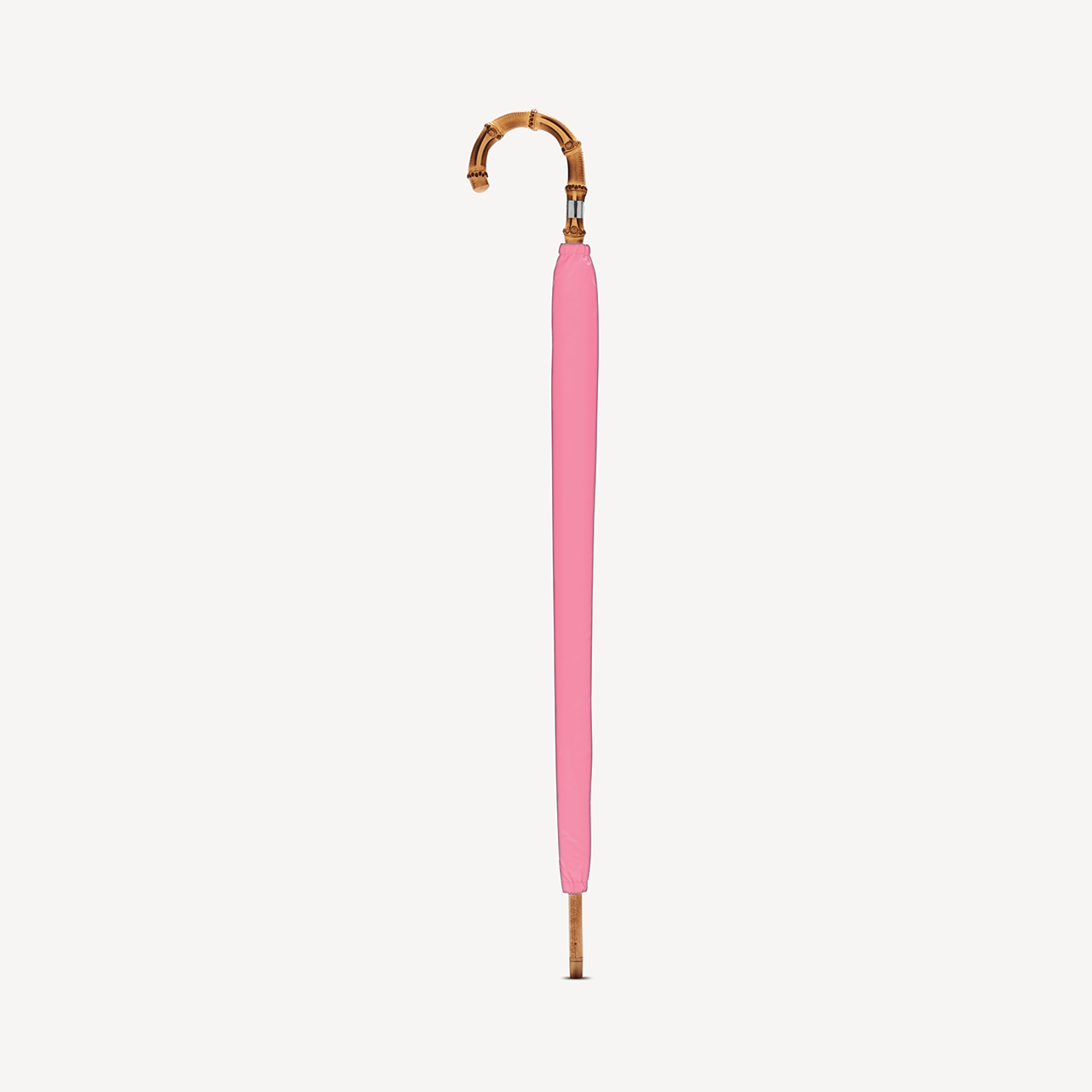Singin' in the Rain Whangee Umbrella for Men - Pink - Swaine Group Ltd