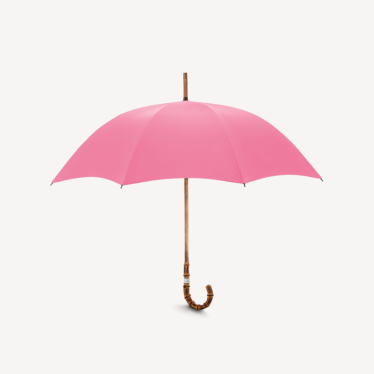 Singin' in the Rain Whangee Umbrella for Men - Pink - Swaine Group Ltd