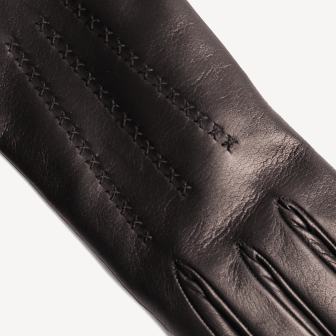 Women's Leather Nappa Gloves - Black - Swaine Group Ltd