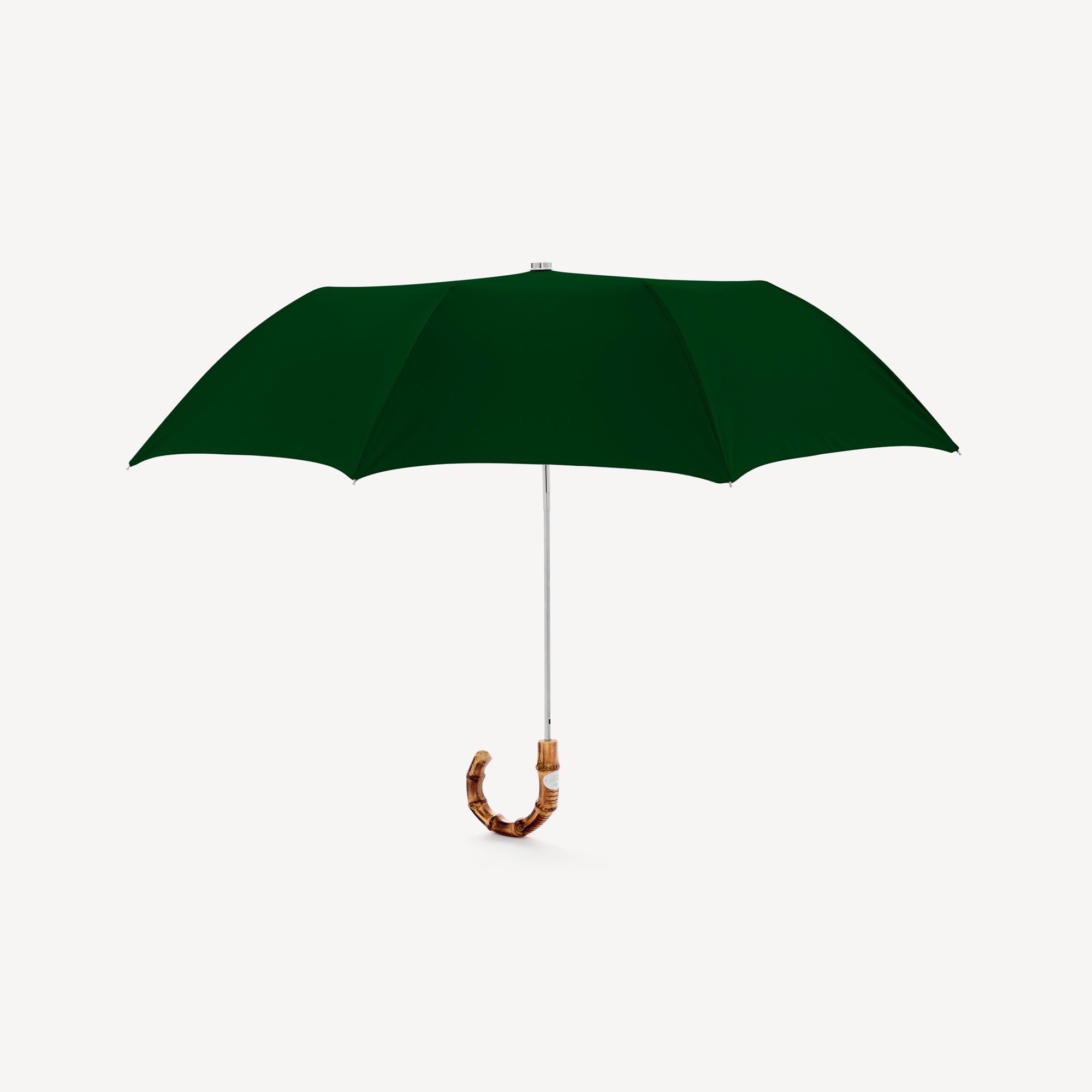Collapsible Umbrella with Whangee Handle - Forest - Swaine