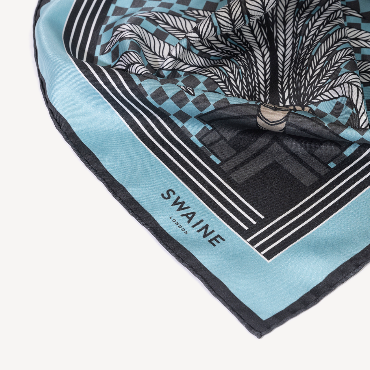 Palm Tree Silk Scarf