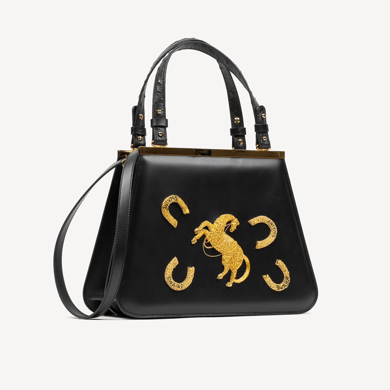 Limited Edition Margot with Gold Equestrian Embroidery - Swaine Group Ltd