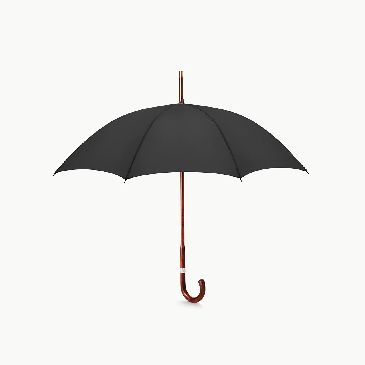 Stripped Cherry Umbrella for Women - Black - Swaine