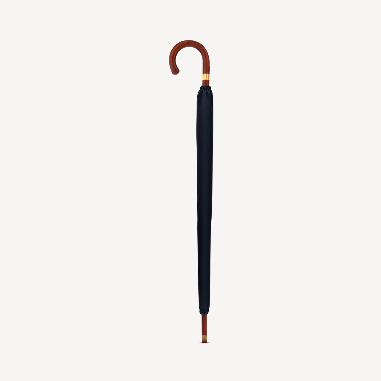 Stripped Cherry Umbrella for Men - Dark Navy - Swaine