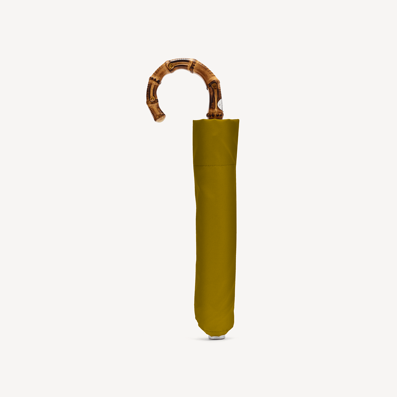 Collapsible Umbrella with Whangee Handle - Pistachio - Swaine