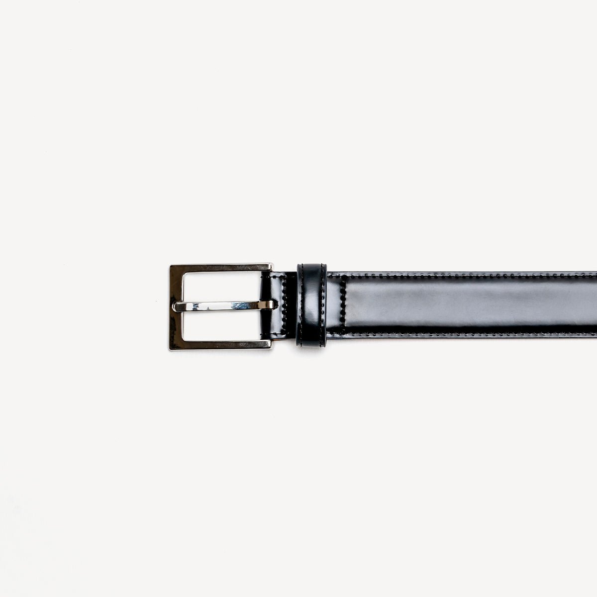 Men's Leather Belt - Black - Swaine