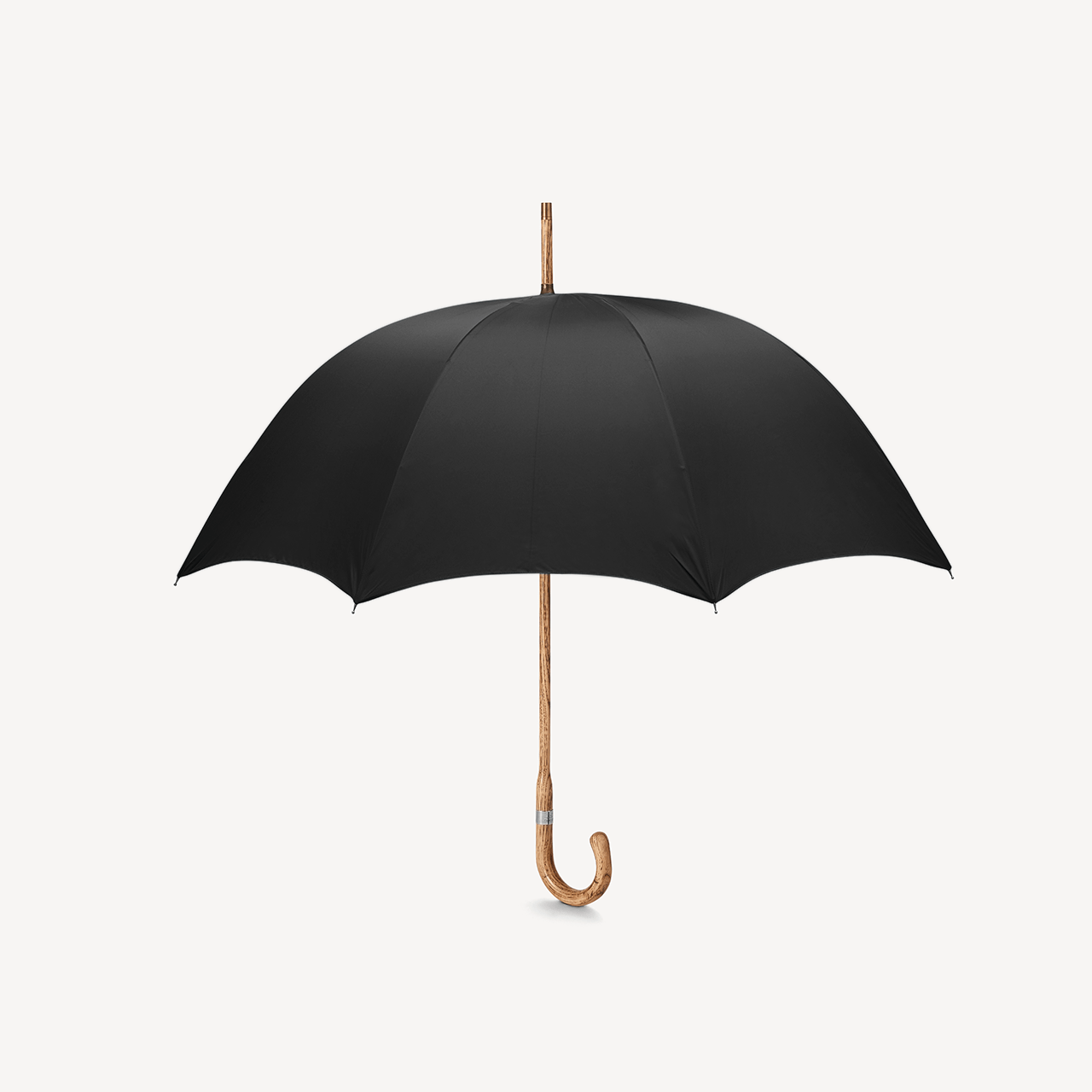 Hickory Umbrella for Men - Black - Swaine