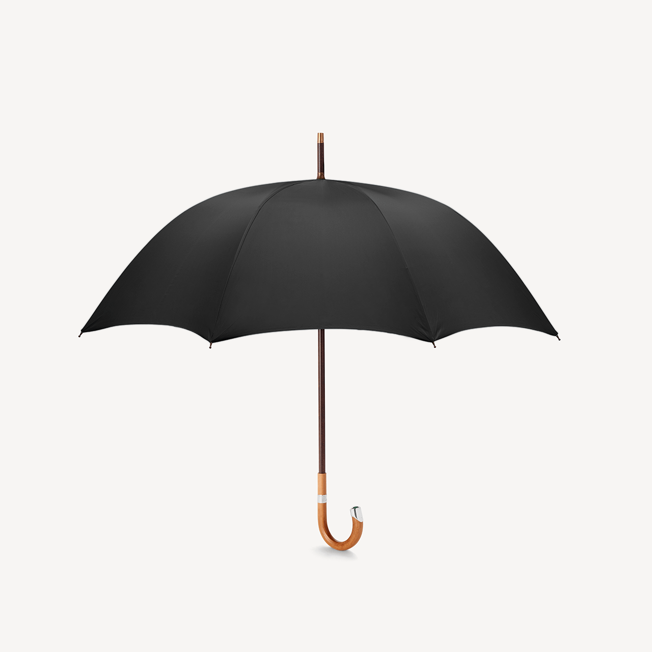 Malacca Prince of Wales for Men - Black - Swaine