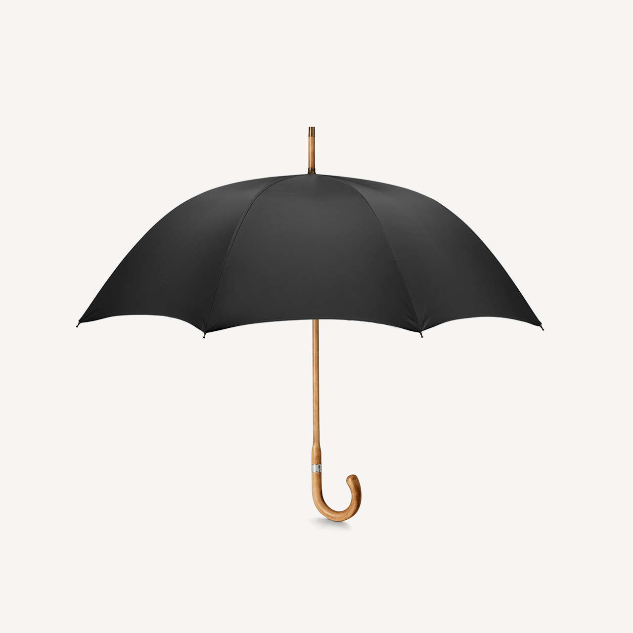 Maple Umbrella for Men - Black - Swaine