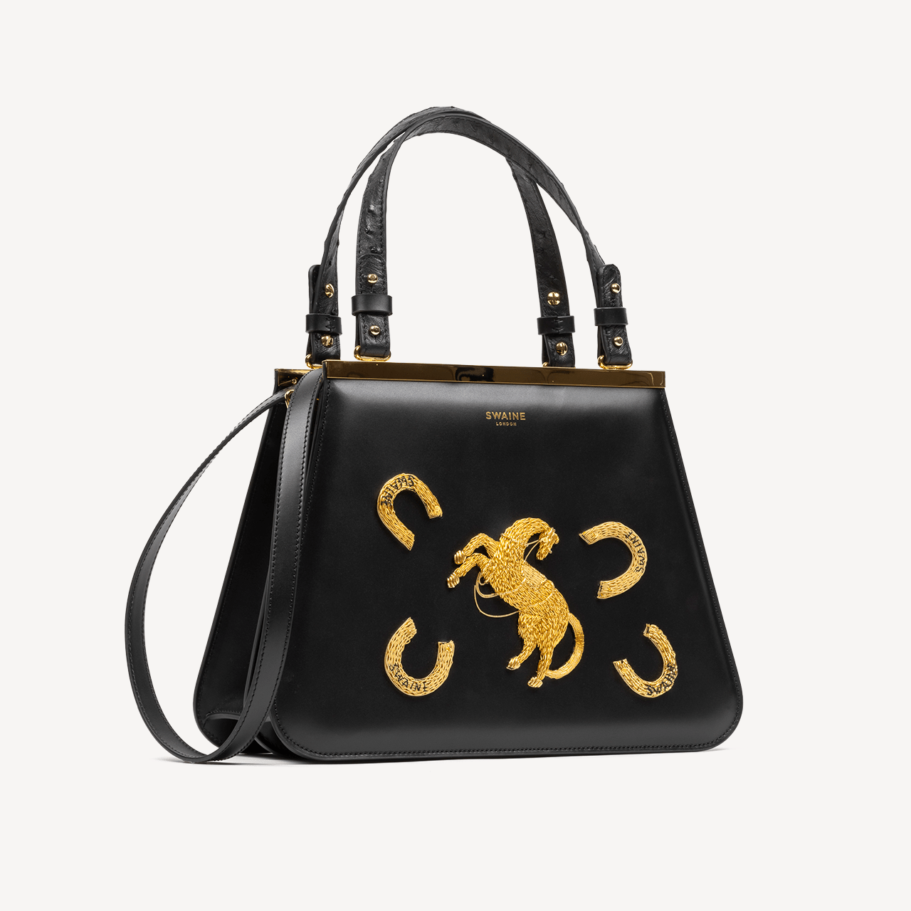 Limited Edition Margot with Gold Equestrian Embroidery - Swaine