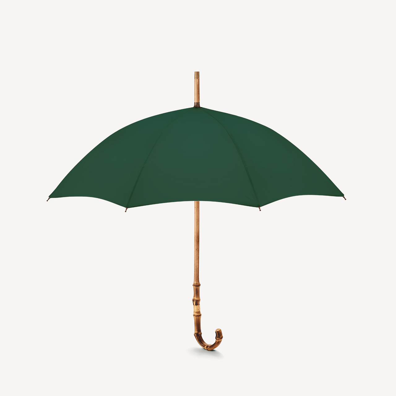 Singin' in the Rain Whangee Umbrella for Women - Jaguar Green - Swaine