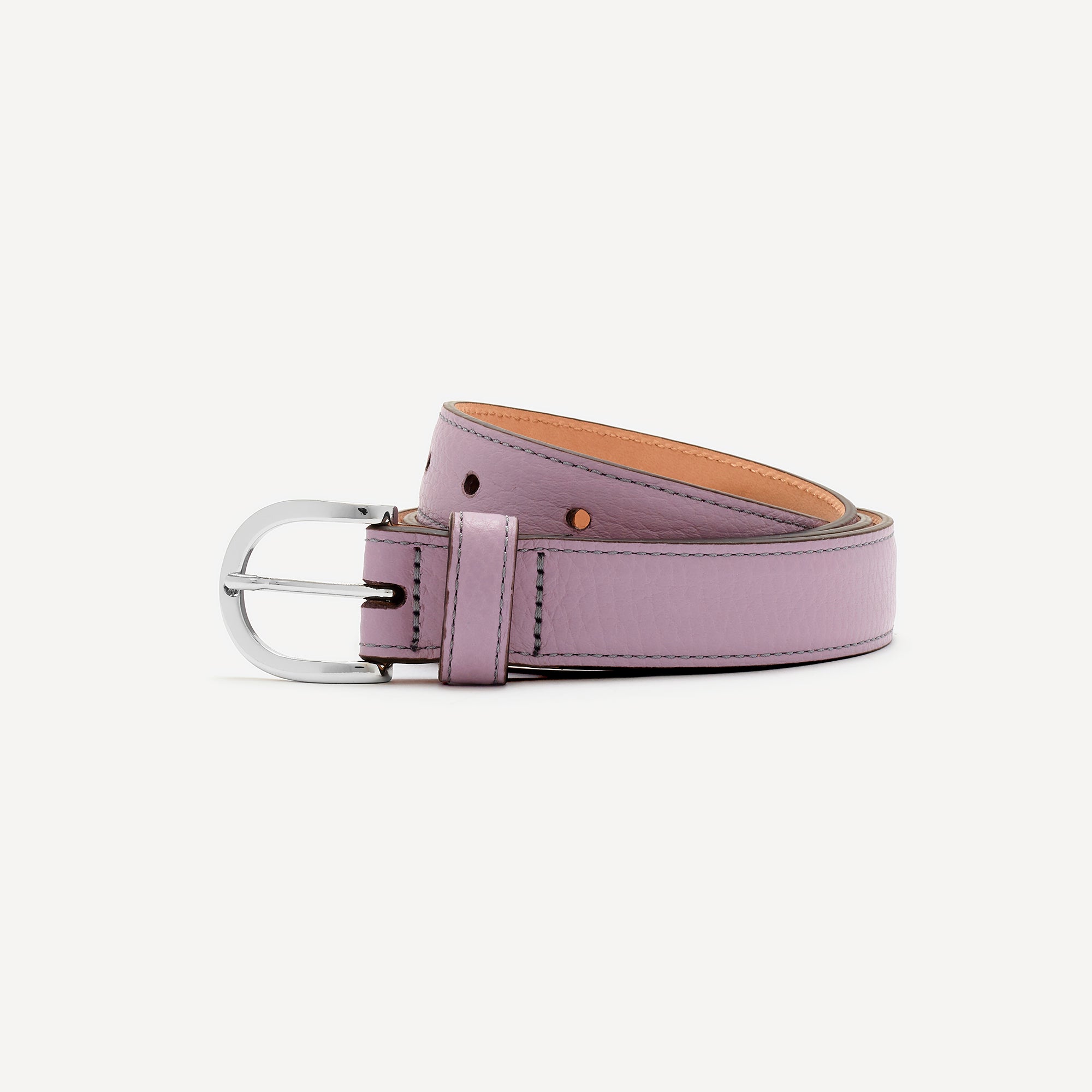 Women's Belt with Round Buckle - Lilac - Swaine