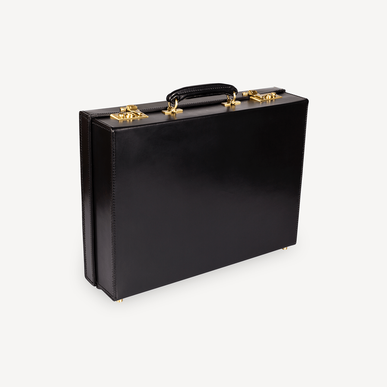 Churchill Attaché Case - Black - Swaine