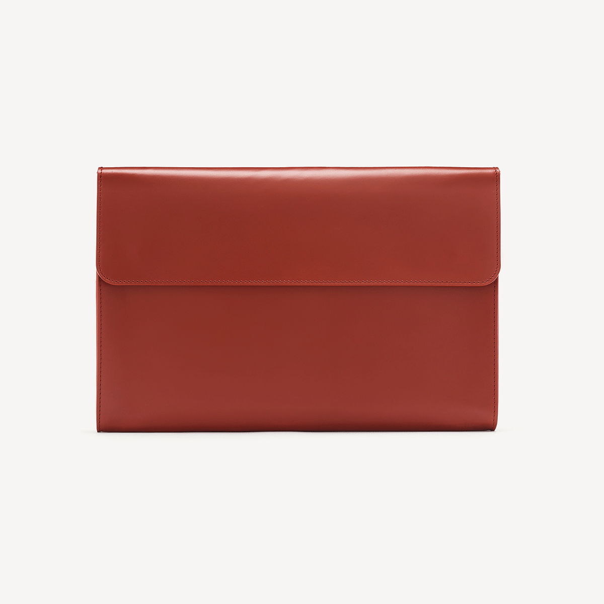 Eton Document Holder - Chestnut with Green suede lining - Swaine