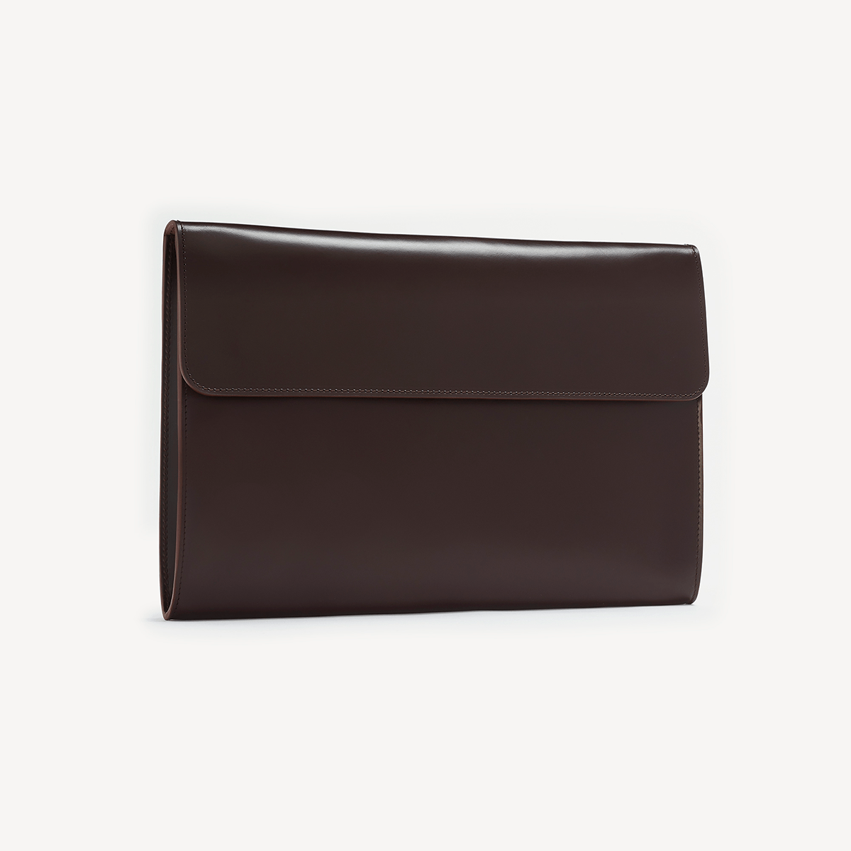 Eton Document Holder - Havana with Beige suede lining - Swaine