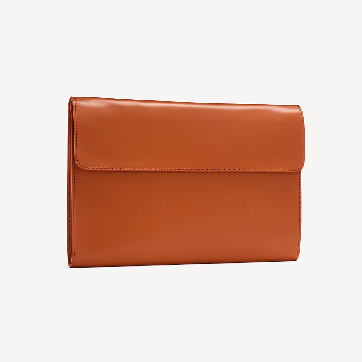Eton Document Holder - London Tan with Beige suede lining - Swaine