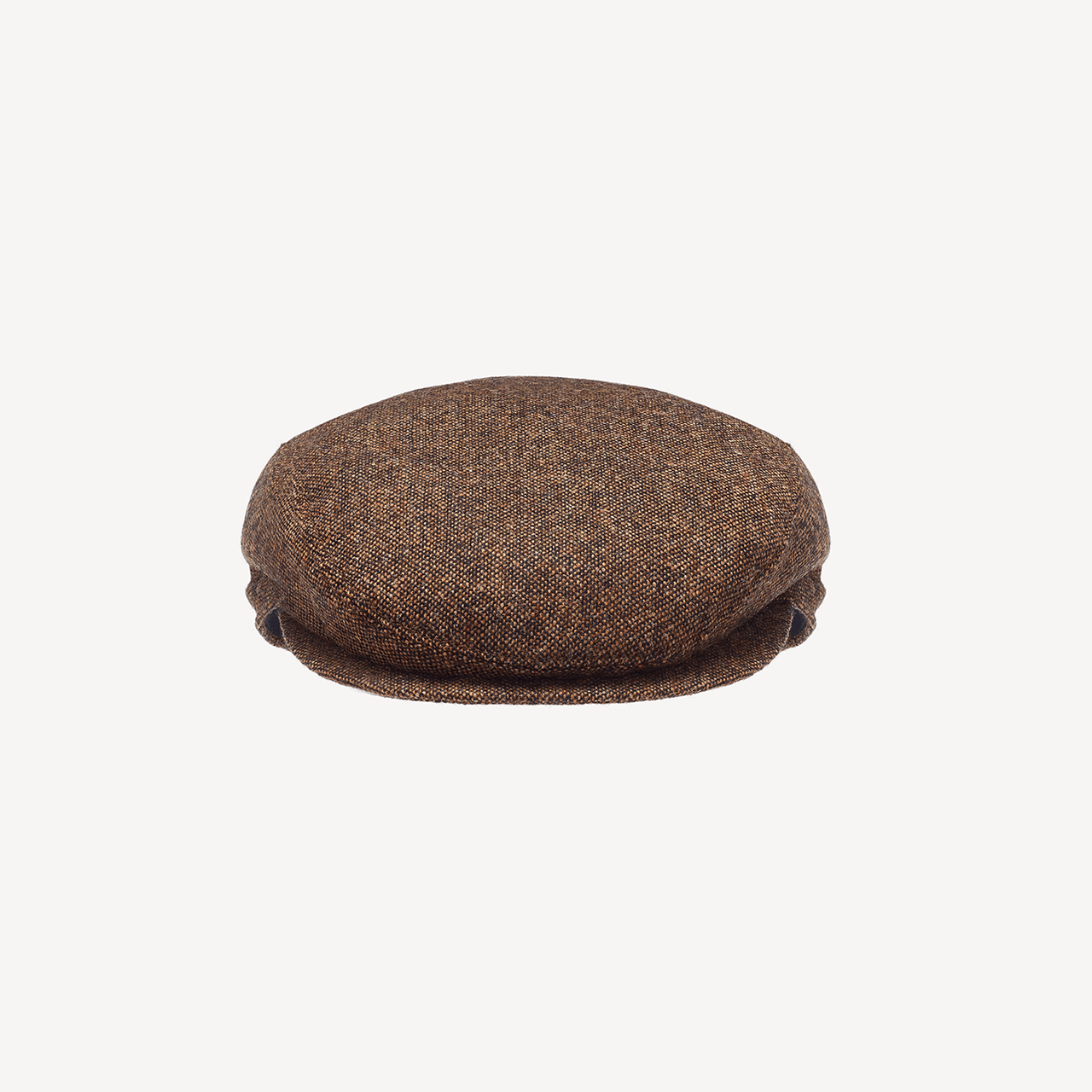 Slim Cap - Brown Melange Wool - Swaine