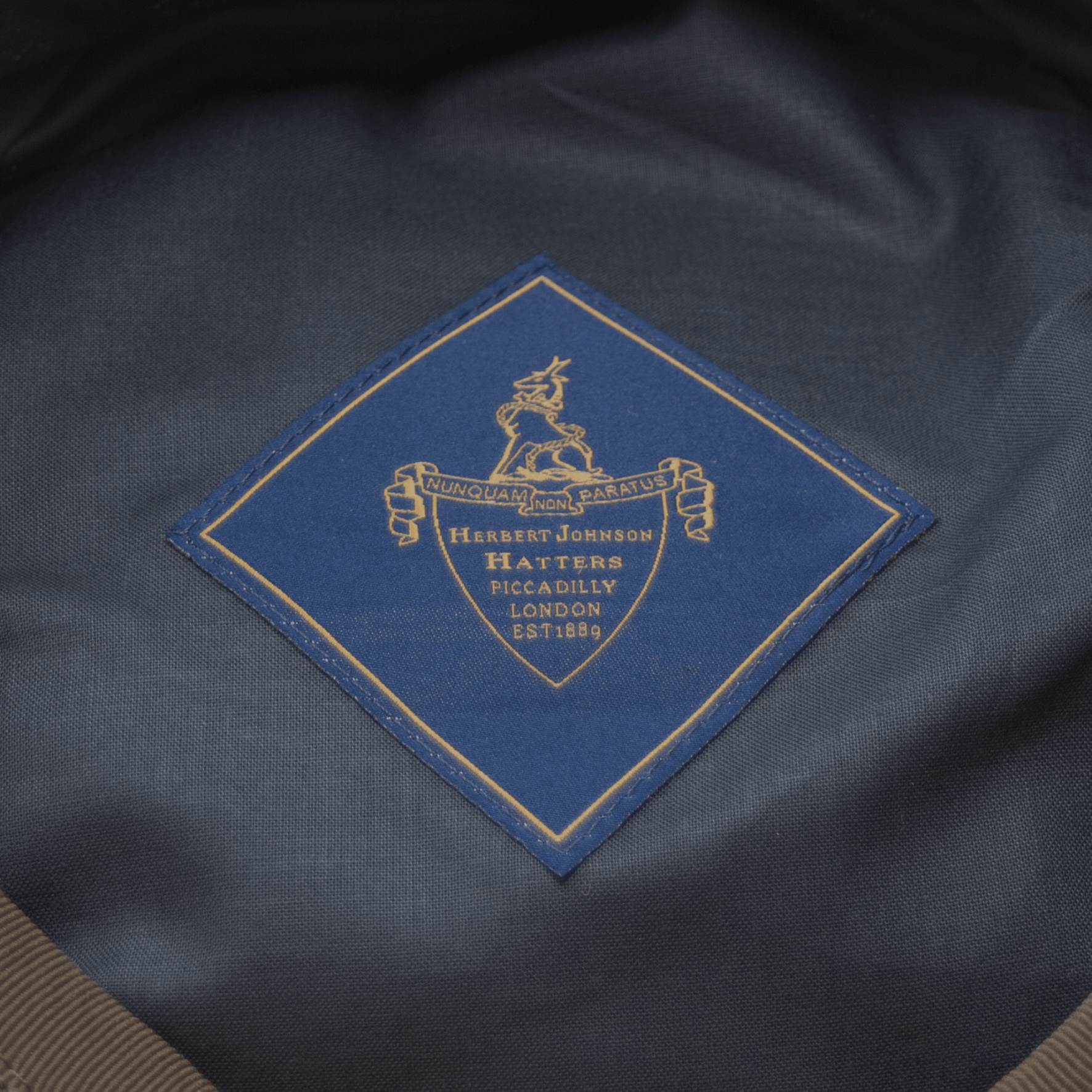 Slim Cap - Navy Linen - Swaine