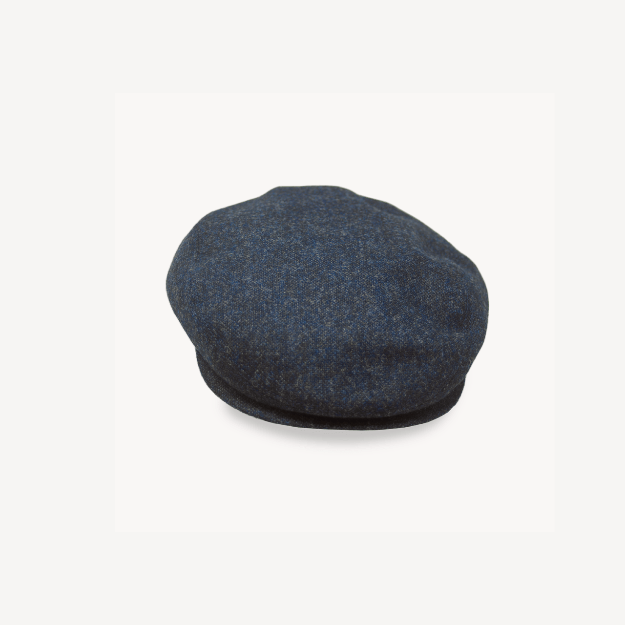 Slim Cap - Navy Melange Wool - Swaine