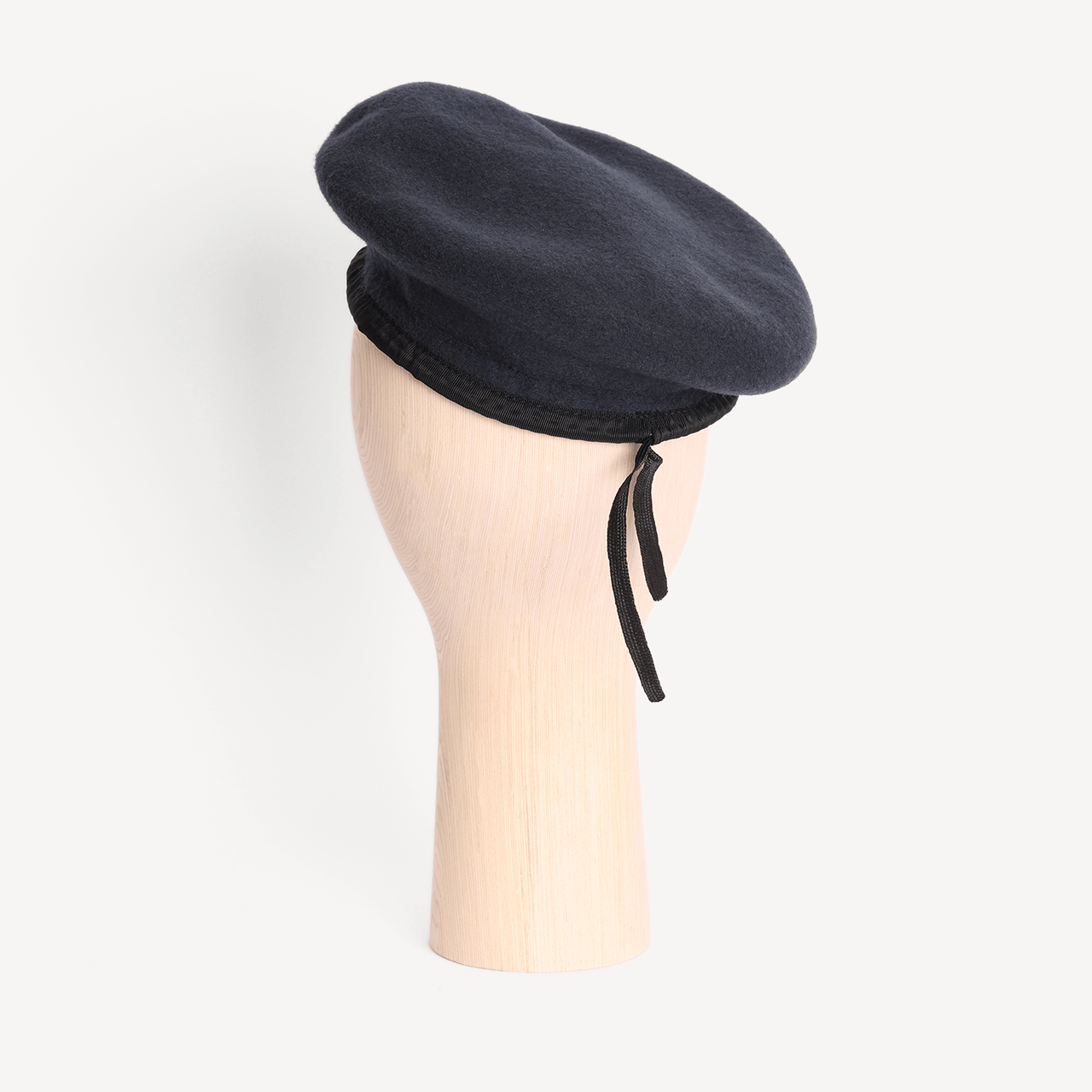 Military Beret in Airforce Blue Swaine London