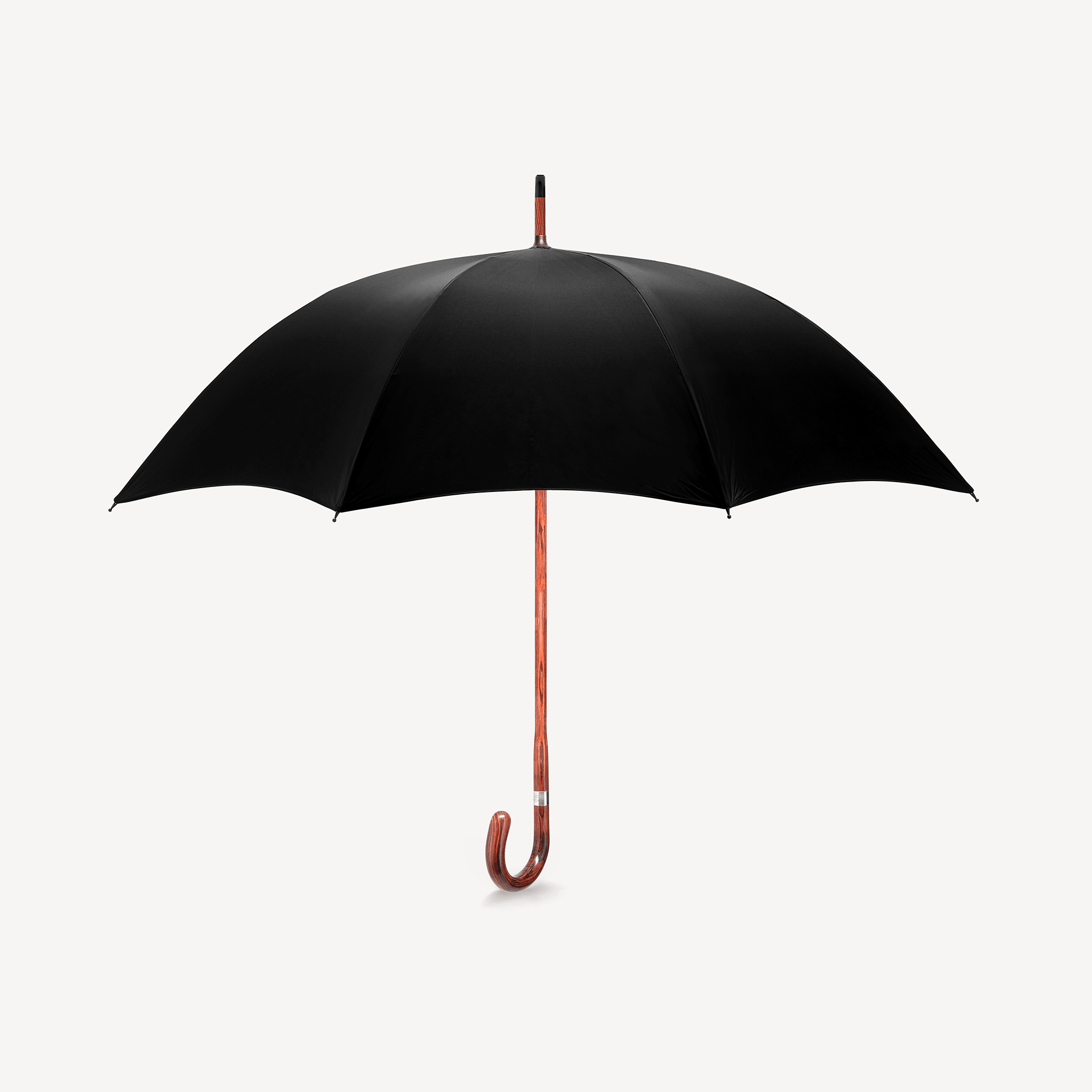 Kingwood Umbrella - Black Silk - Swaine Group Ltd