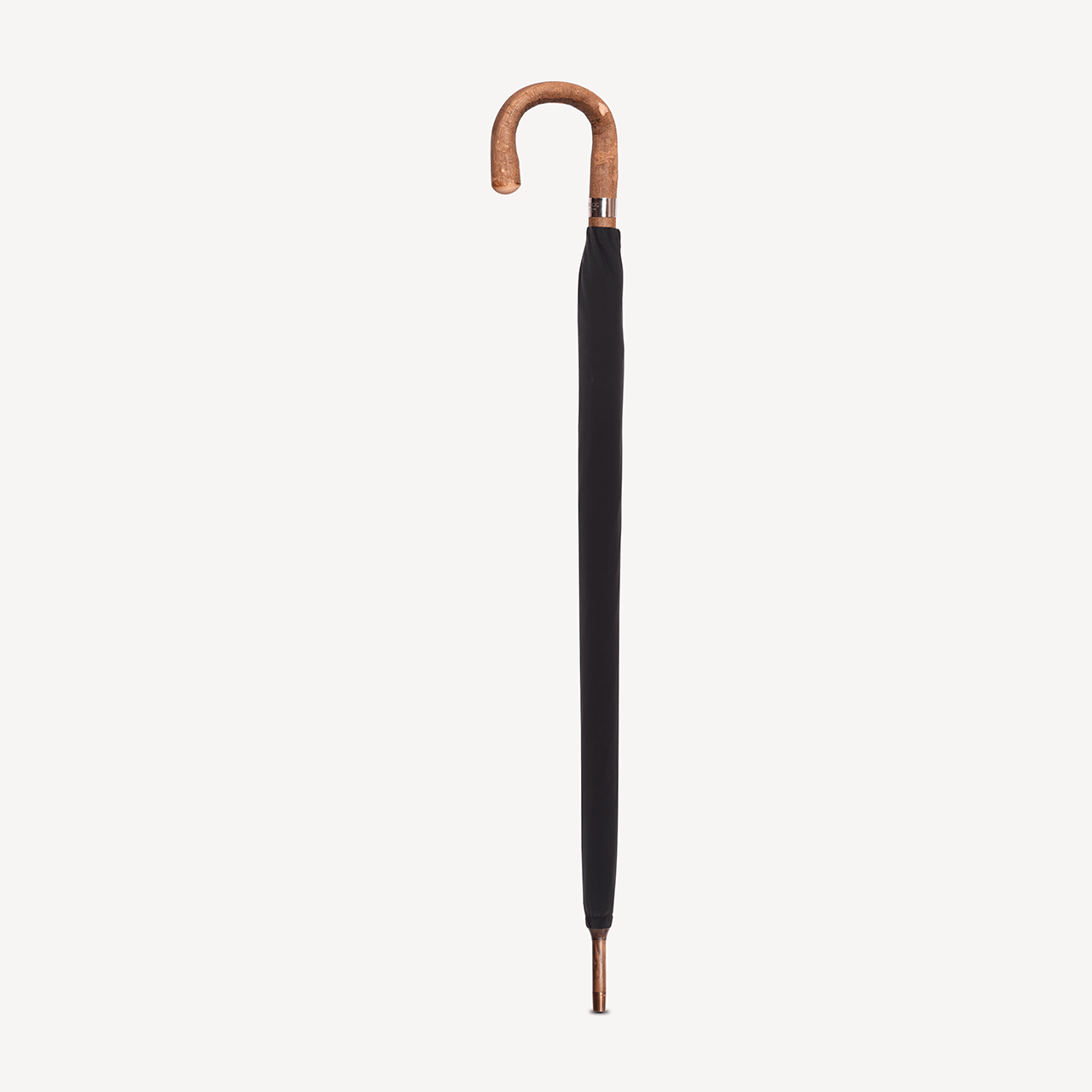 Bark Ash Umbrella - Black - Swaine