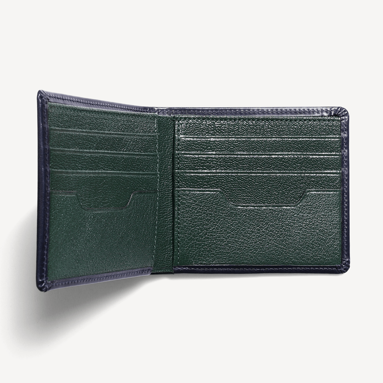 Bridle Billfold Wallet 8cc - Navy - Swaine Group Ltd
