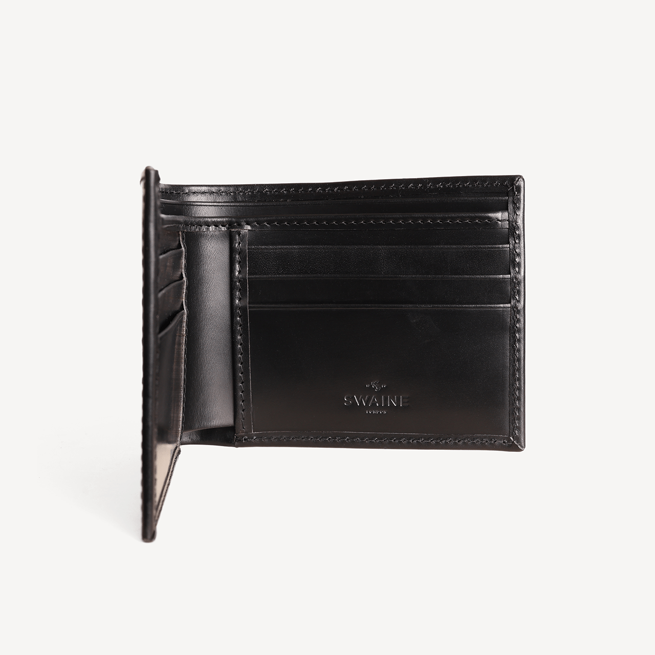 Bridle Billfold Wallet - Black - Swaine Group Ltd