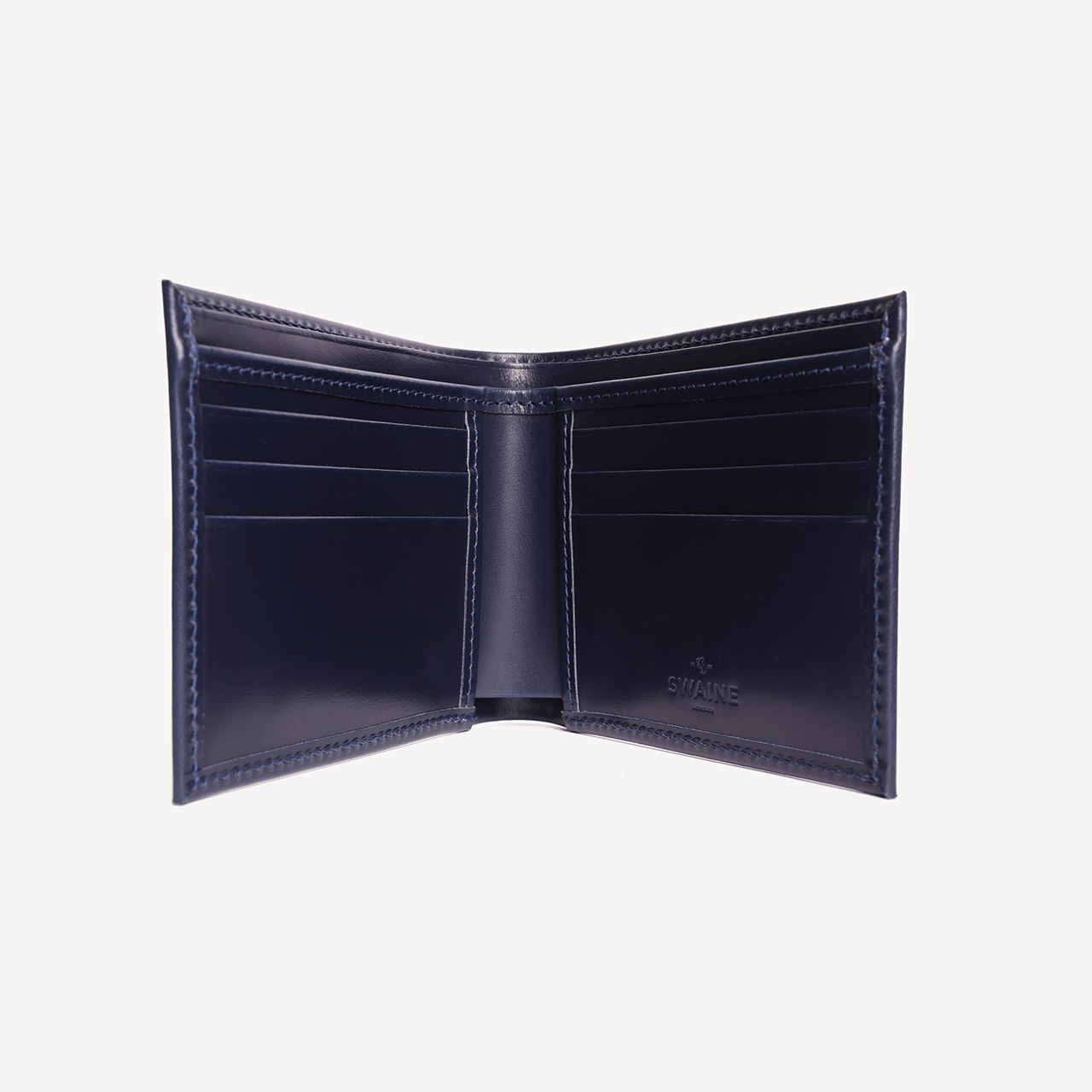 Bridle Billfold Wallet - Navy - Swaine Group Ltd