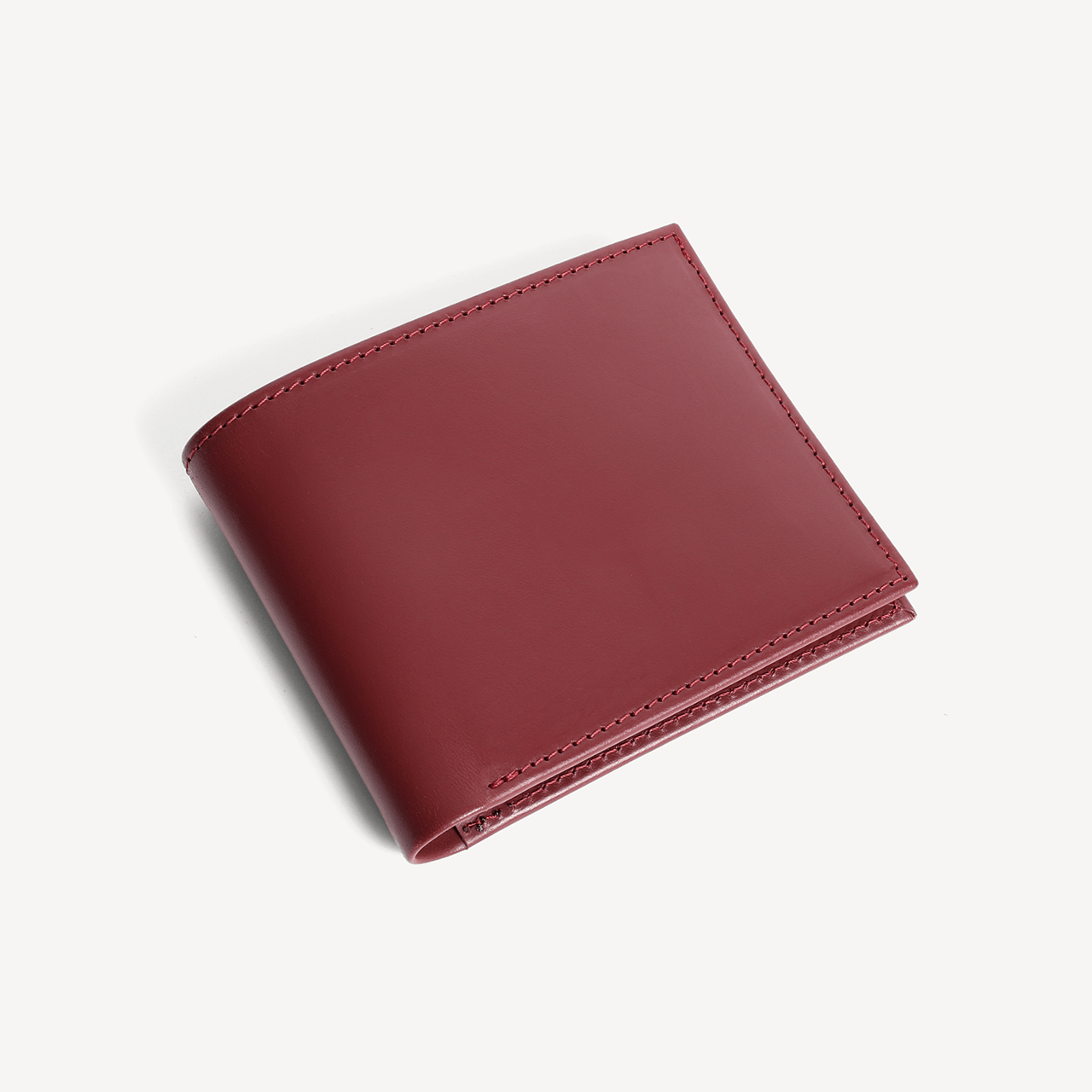 Bridle Billfold Wallet - Oxblood & Black - Swaine Group Ltd