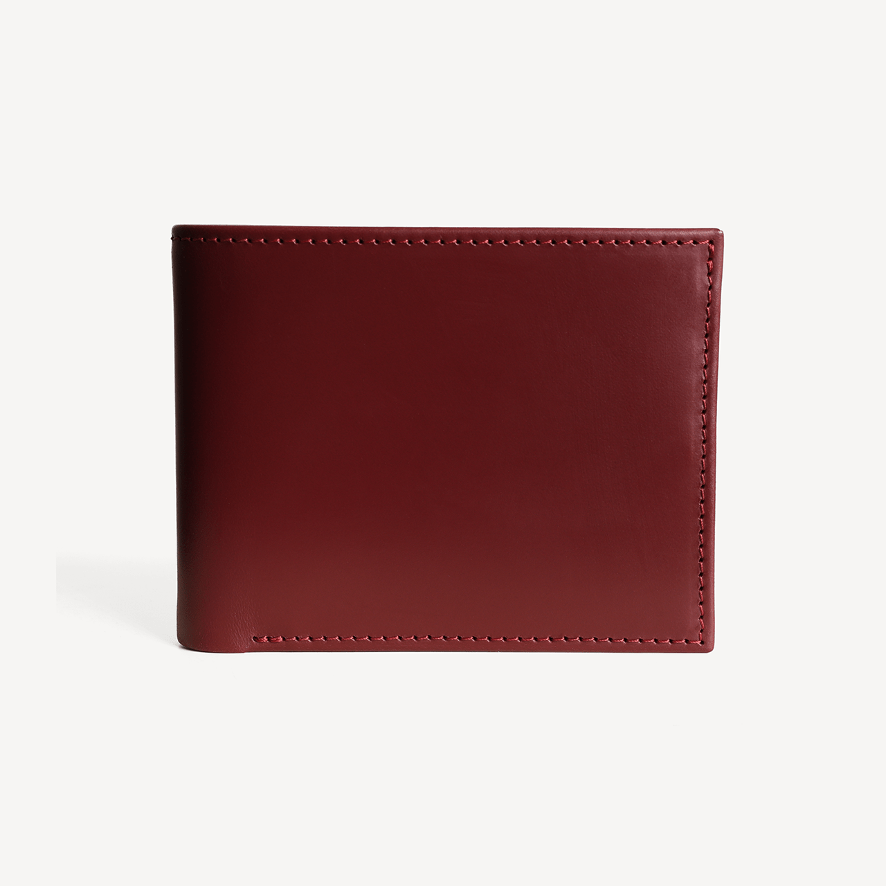 Bridle Billfold Wallet - Oxblood & Black - Swaine Group Ltd