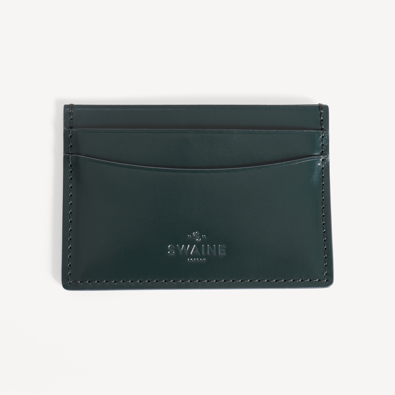 Bridle Credit Card Holder - Jaguar Green - Swaine Group Ltd