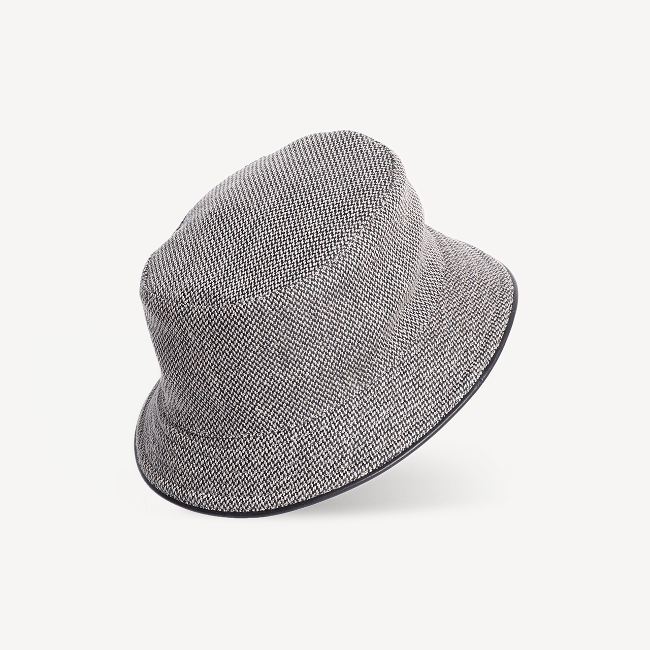 Bucket Hat - Black & White Canvas - Swaine Group Ltd