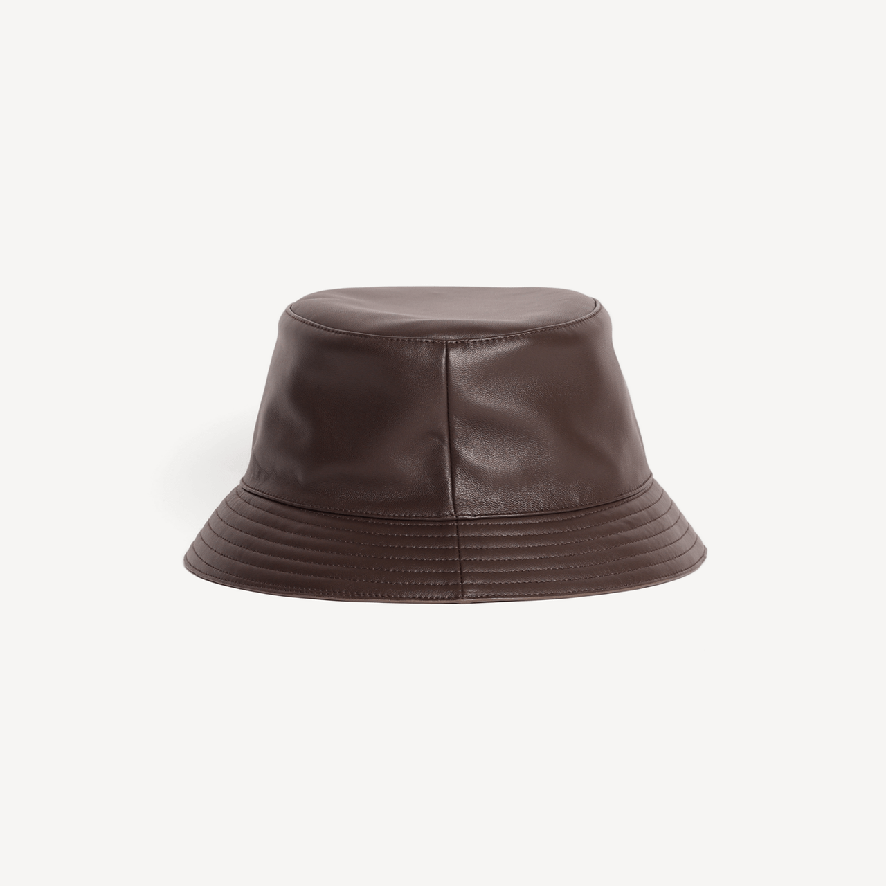 Bucket Hat - Brown Leather - Swaine Group Ltd