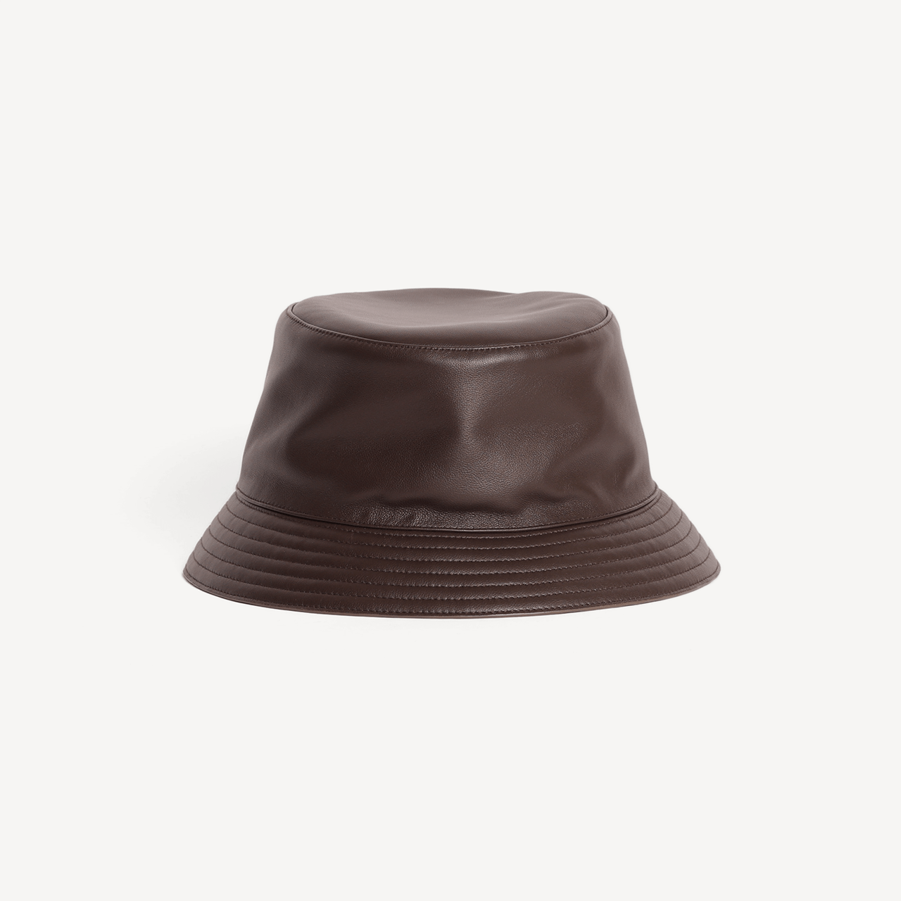 Bucket Hat - Brown Leather - Swaine Group Ltd