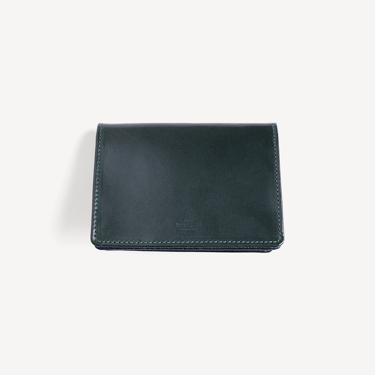 Bridle Business Card Case - Jaguar Green - Swaine Group Ltd