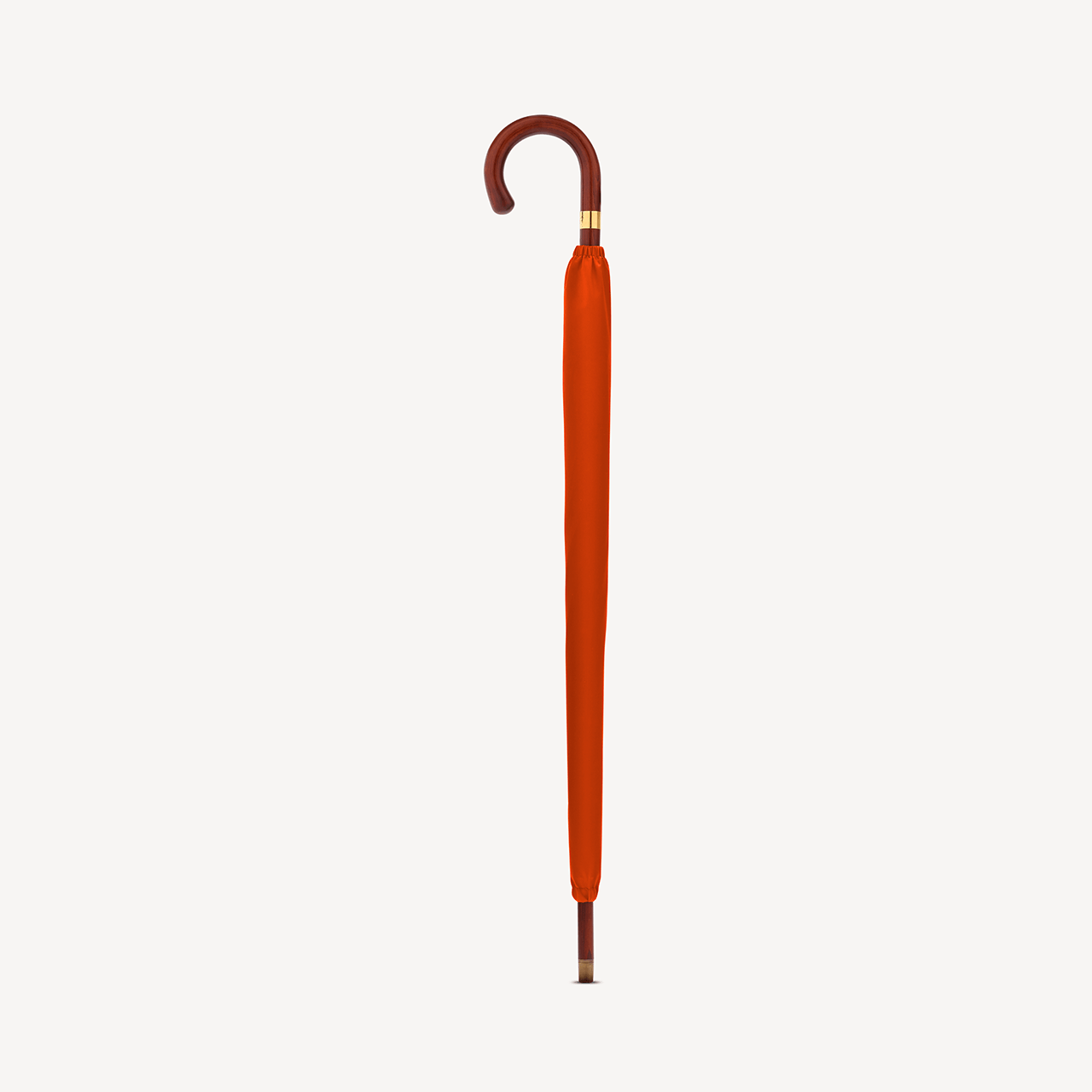 Stripped Cherry Umbrella for Men - Orange - Swaine Group Ltd