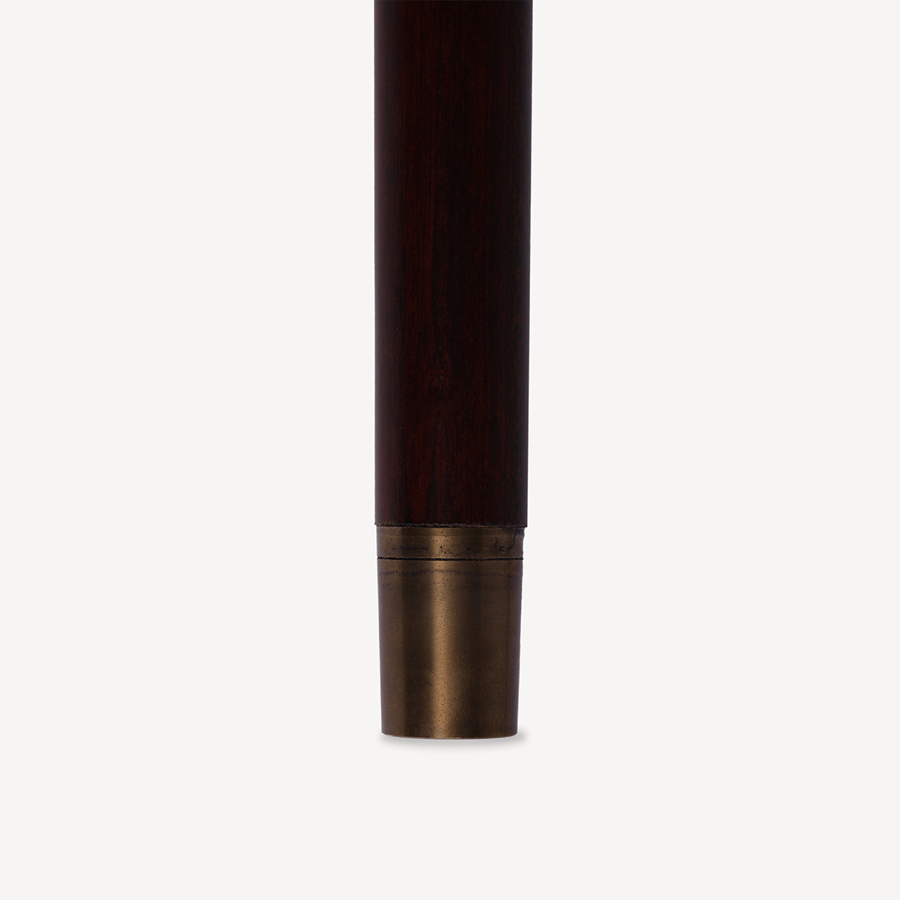 Stripped Cherry Walking Stick - Silver Collar - Swaine Group Ltd