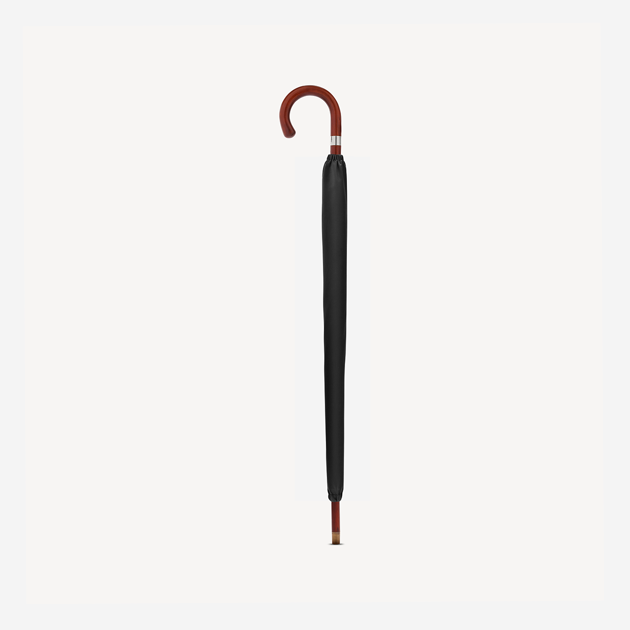 Stripped Cherry Umbrella for Men - Black
