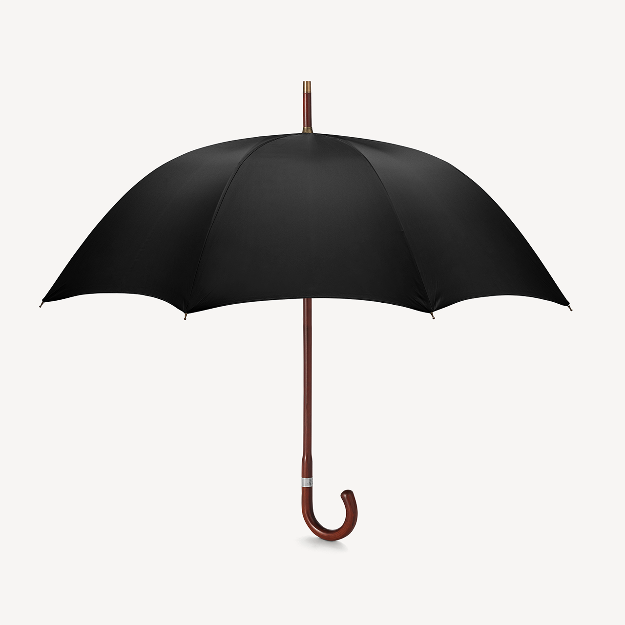 Stripped Cherry Umbrella for Men - Black